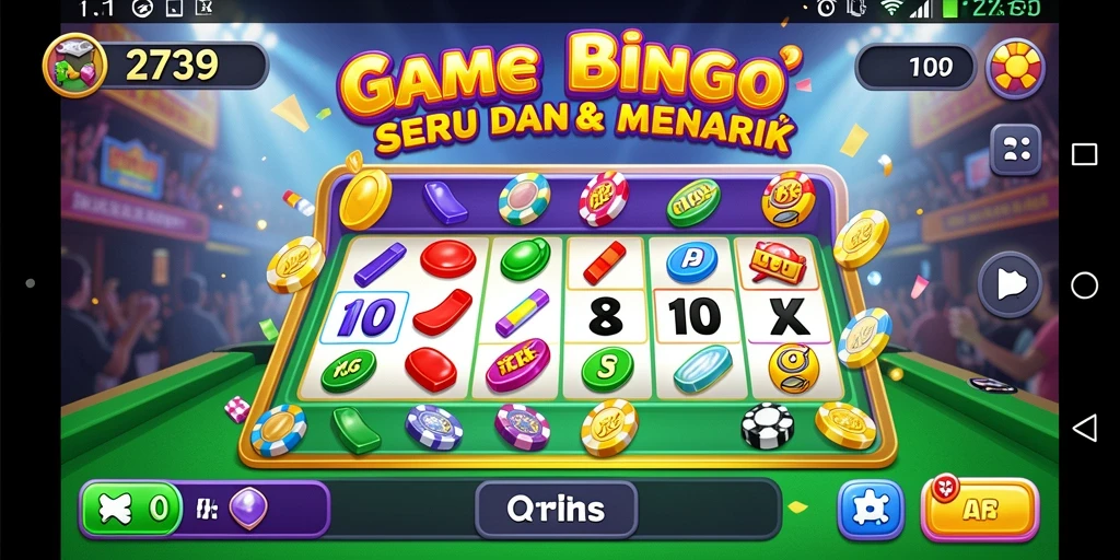 Tampilan gameplay Bingo dalam aplikasi 2739 yang menarik.