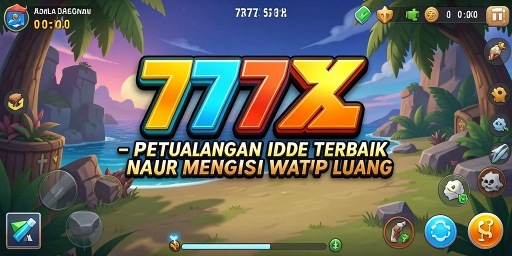 Screenshot gameplay 777ZX menampilkan karakter dalam petualangan Idle yang seru.