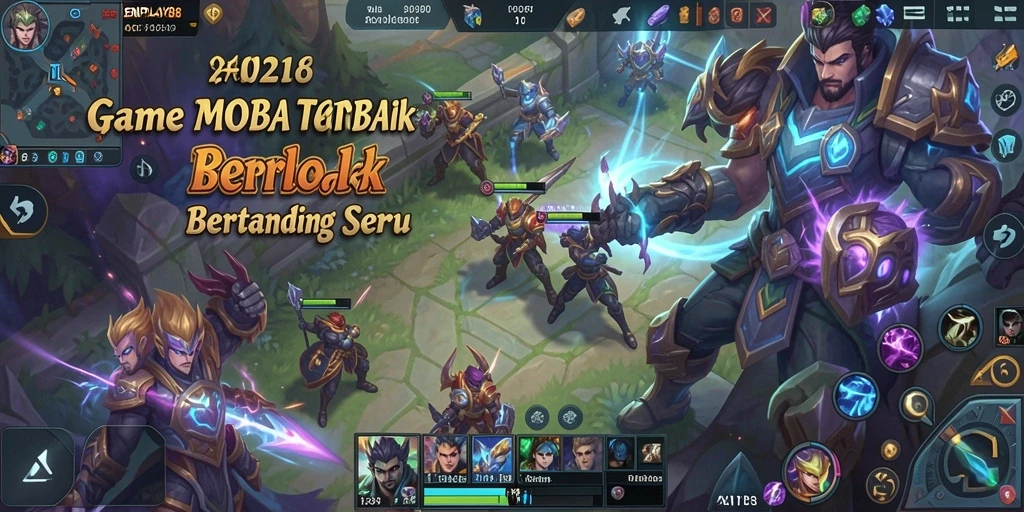 Tampilan gameplay seru dari AGENPLAY88 di arena pertempuran.