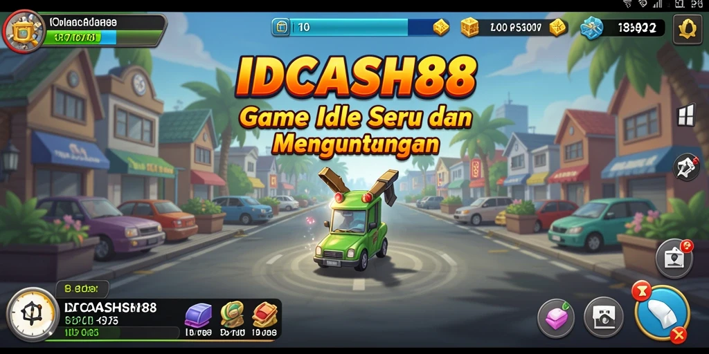 Screenshot menunjukkan gameplay menarik IDCASH88 dengan mekanik Idle.