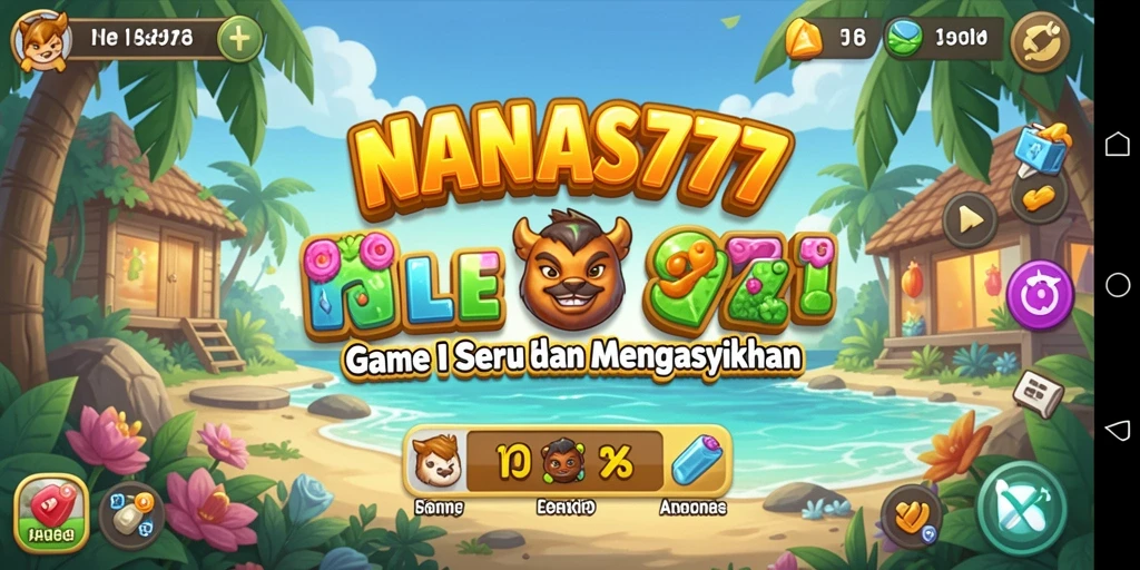 Tampilan gameplay NANAS777 yang menarik dan menyenangkan.