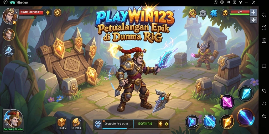 Tampilan gameplay RPG <strong>PLAYWIN123</strong> yang mendetail dan menarik.