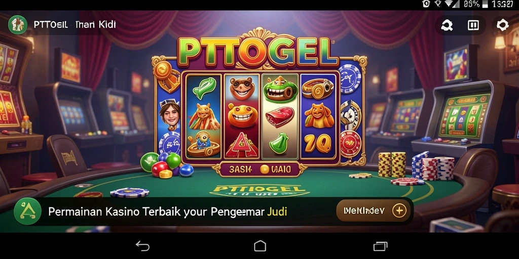 Screenshot permainan Kasino PTTOGEL menampilkan grafis dan gameplay yang menarik.