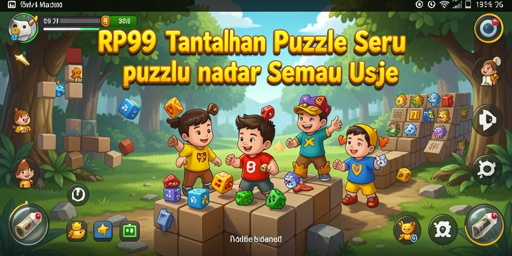 Gameplay seru dengan berbagai tantangan puzzle menarik.